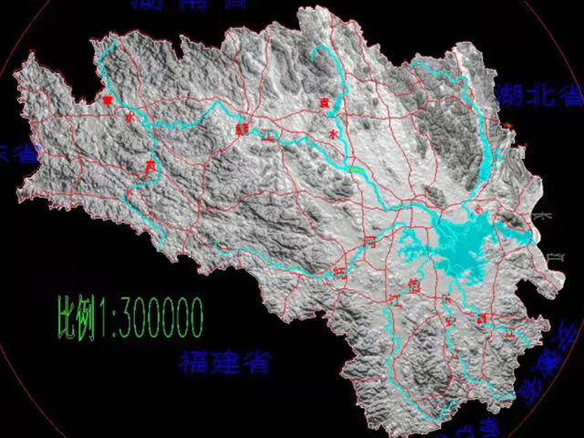 山体地形沙盘模型