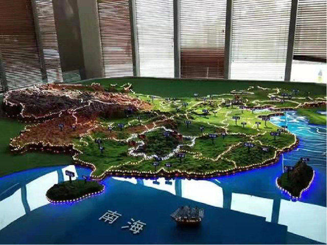 山体地形沙盘模型